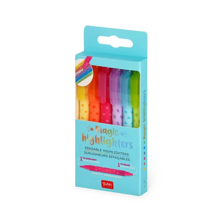 EVIDENZIATORI CANCELLABILI "MAGIC HIGHLIGHTERS" - LEGAMI