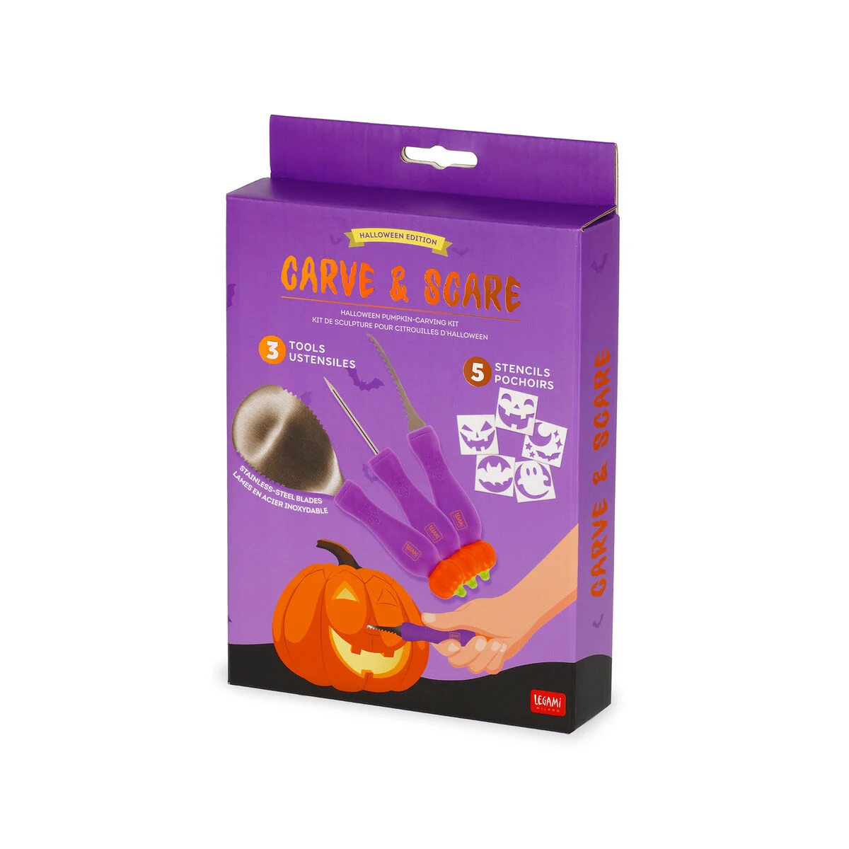 Kit per intagliare zucca - Carve & Scare