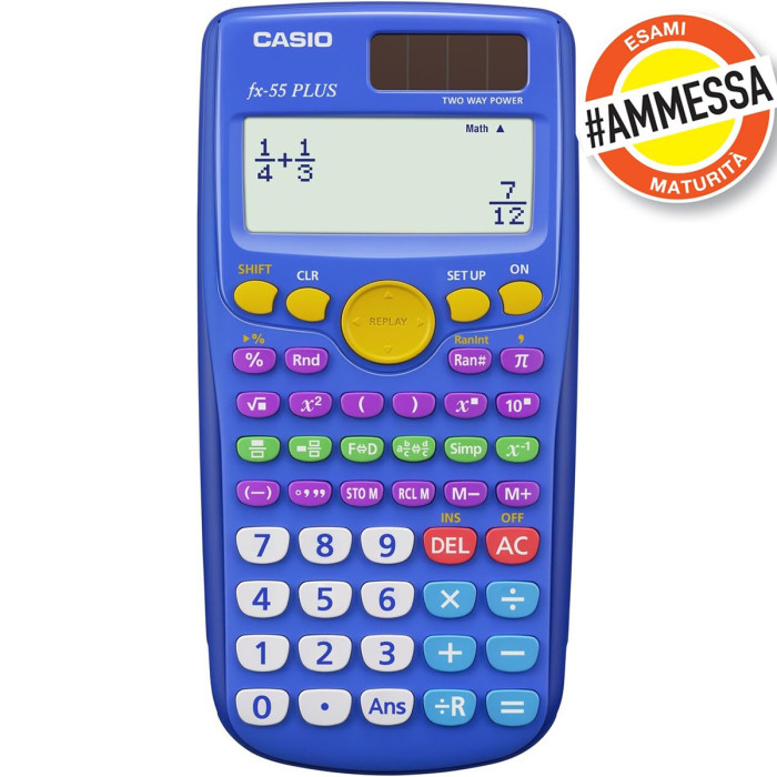 CALCOLATRICE SCIENTIFICA CASIO FX 55 PLUS