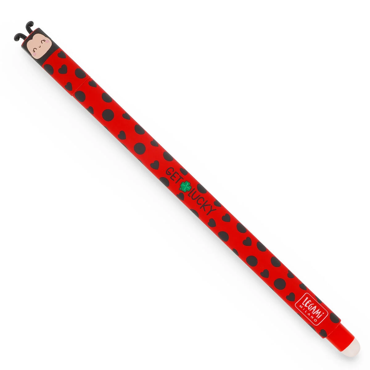 Penna Gel Cancellabile Ladybug "Get Lucky"