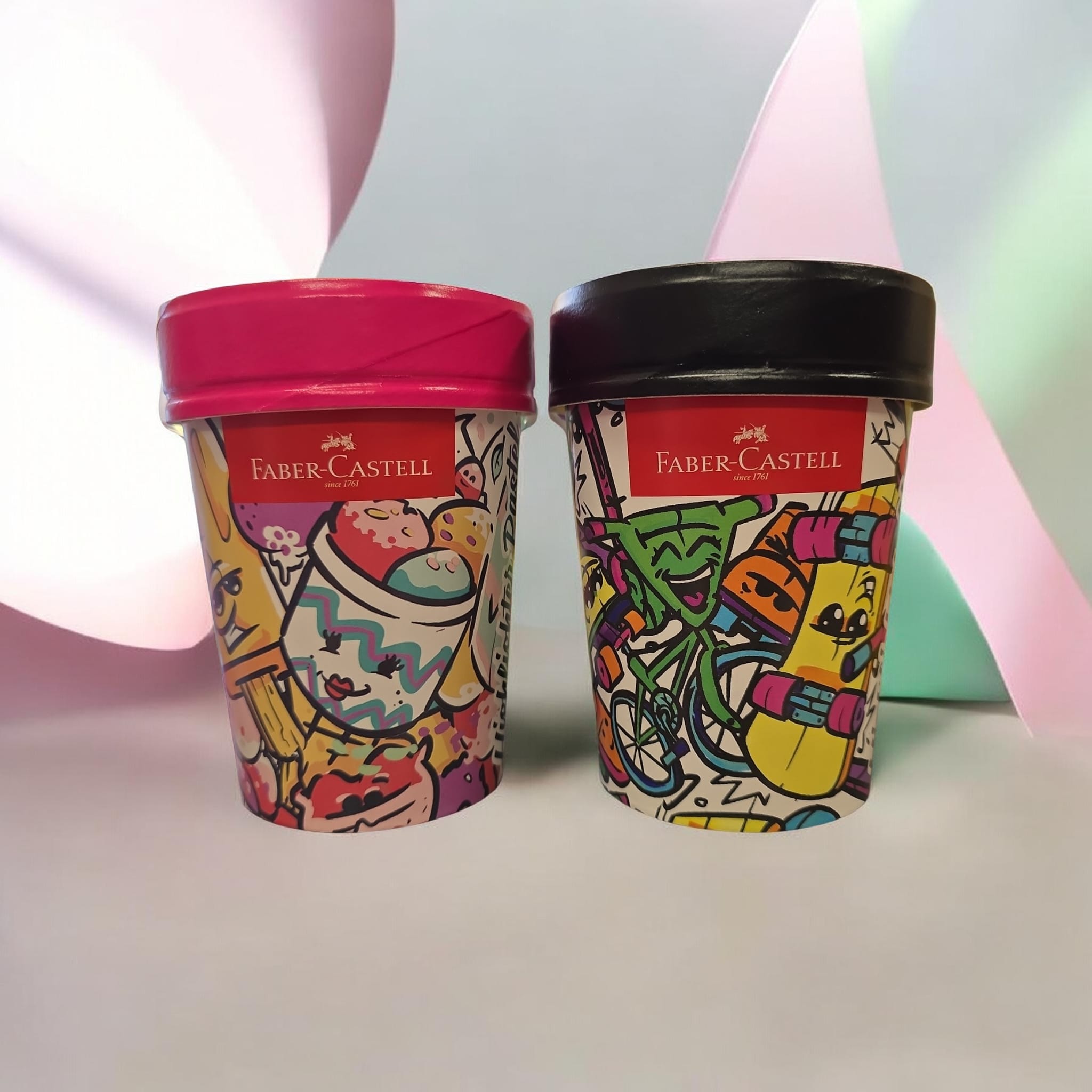 COPPETTA 10 EVIDENZIATORI ICE CREAM - FABER CASTELL